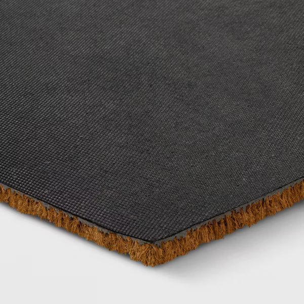 1'4"x2'4" Sunshine Vibes Rectangular Outdoor Doormat Dark Blue