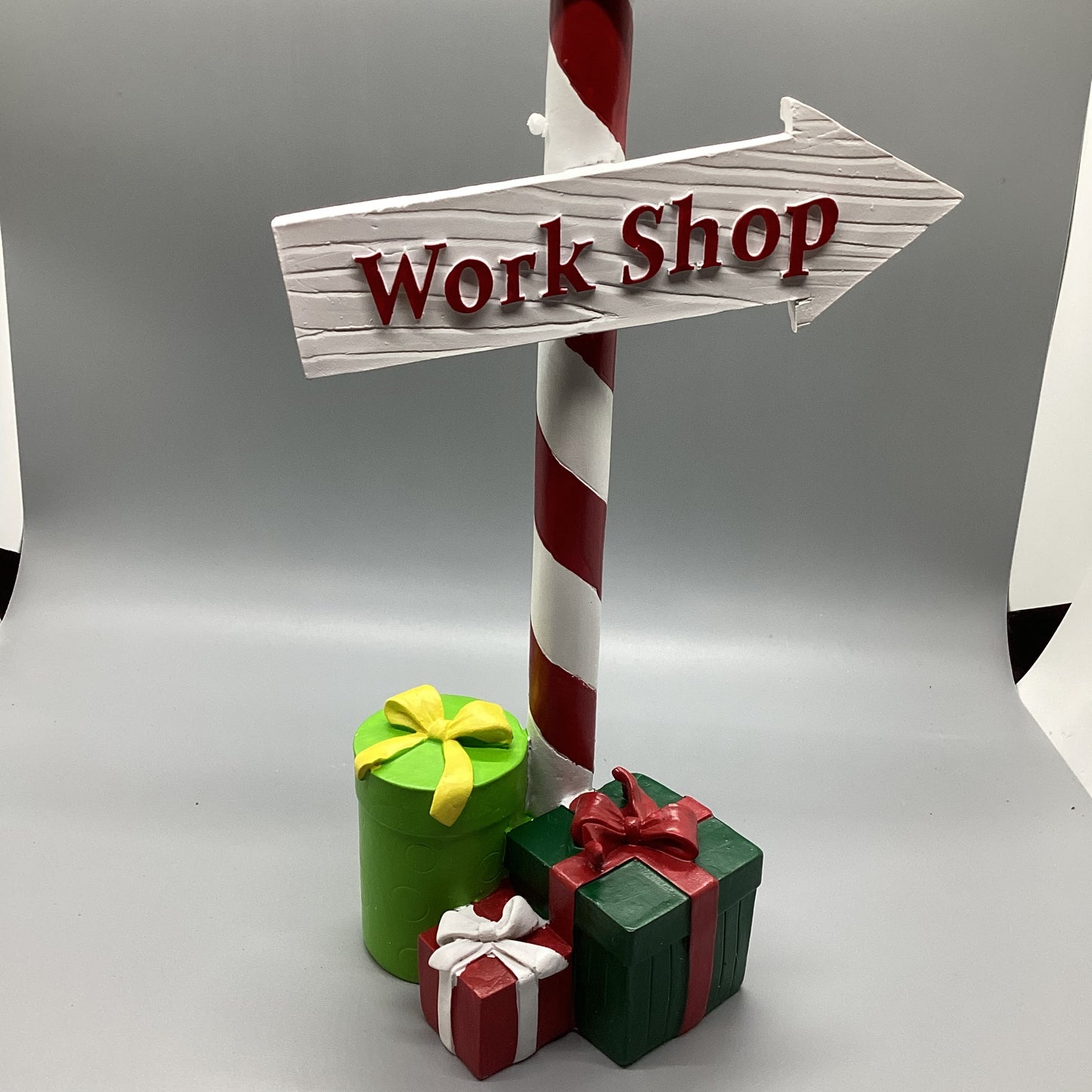 Fianmy Santa Stops Here Figurine Decor Holiday Decorations - T&S Outlets