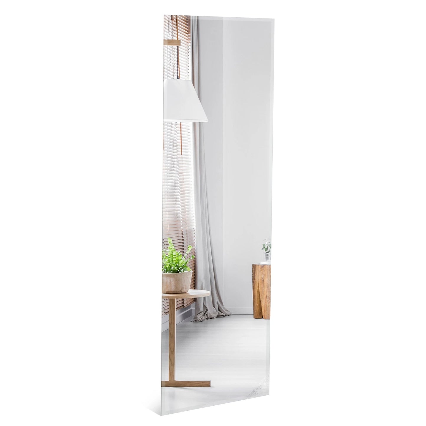 43" x 15" Wall Mounted Frameless Mirror Full Length Vertically or Horizontally