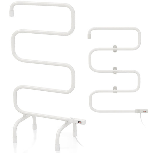 100W Electric Towel Warmer Drying Rack Costway