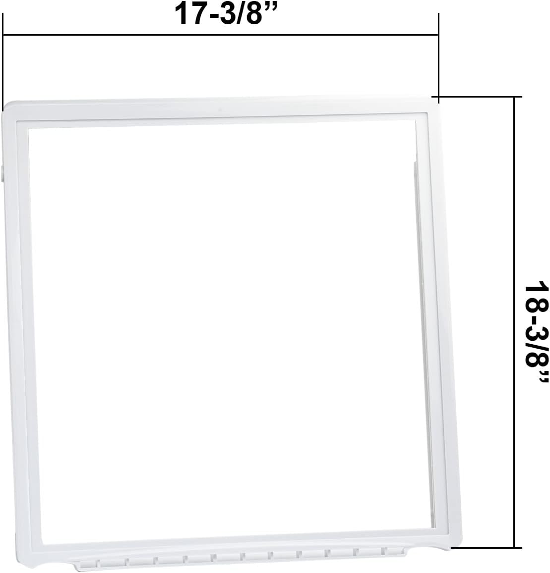 241969501 Refrigerator Shelf Frame (Without Glass) Crisper Pan Cover For Frigidaire (Electrolux) Refrigerator