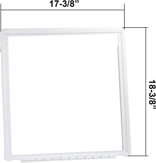 241969501 Refrigerator Shelf Frame (Without Glass) Crisper Pan Cover For Frigidaire (Electrolux) Refrigerator