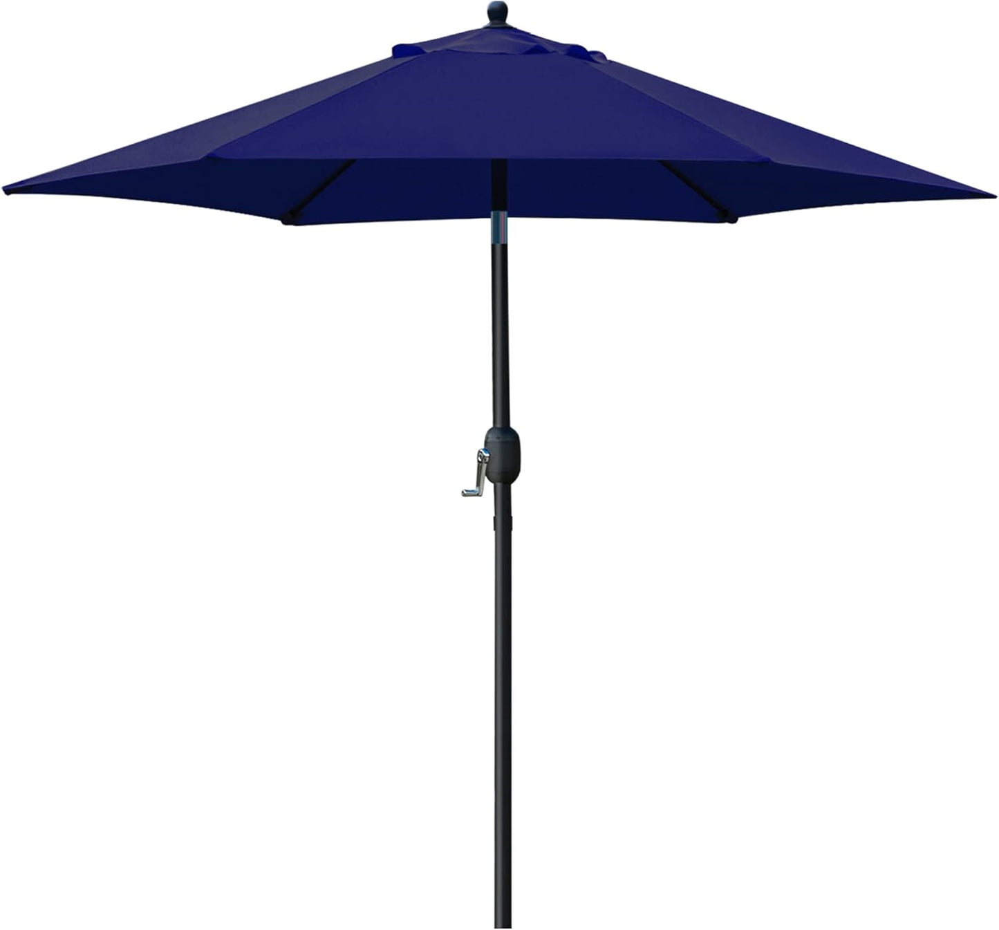 Sunnyglade 7.5' Patio Umbrella Outdoor Table Market Umbrella with Push Button Tilt (Navy Blue)