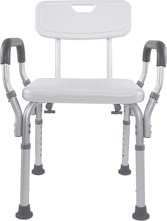 Vaunn FSA/HSA Eligible Medical Shower Chair Bath Seat with Padded Arms