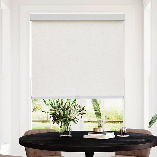 Persilux Free-Stop Cordless Light Filtering Window Shades for Home (Cream 31" W x 72" H)