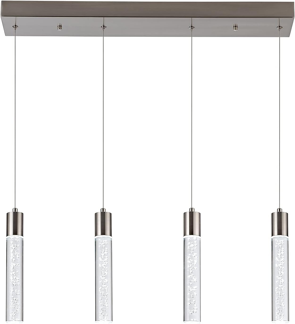 4-Light Pendant Light Fixtures for Kitchen Island, Updated Premium LED Pendant