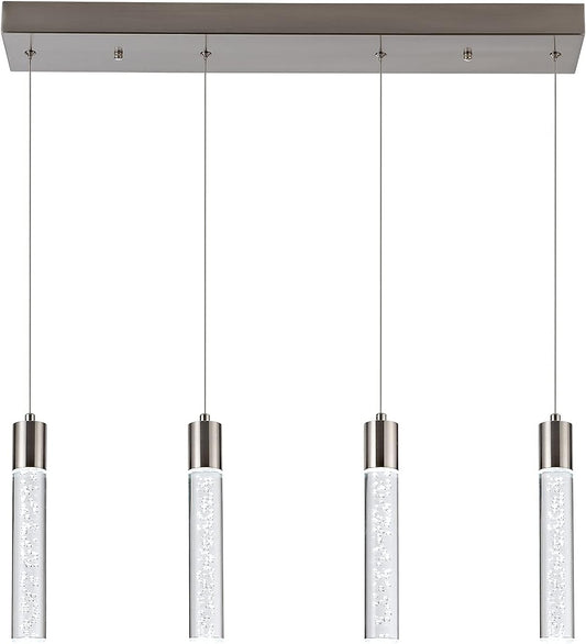 4-Light Pendant Light Fixtures for Kitchen Island, Updated Premium LED Pendant