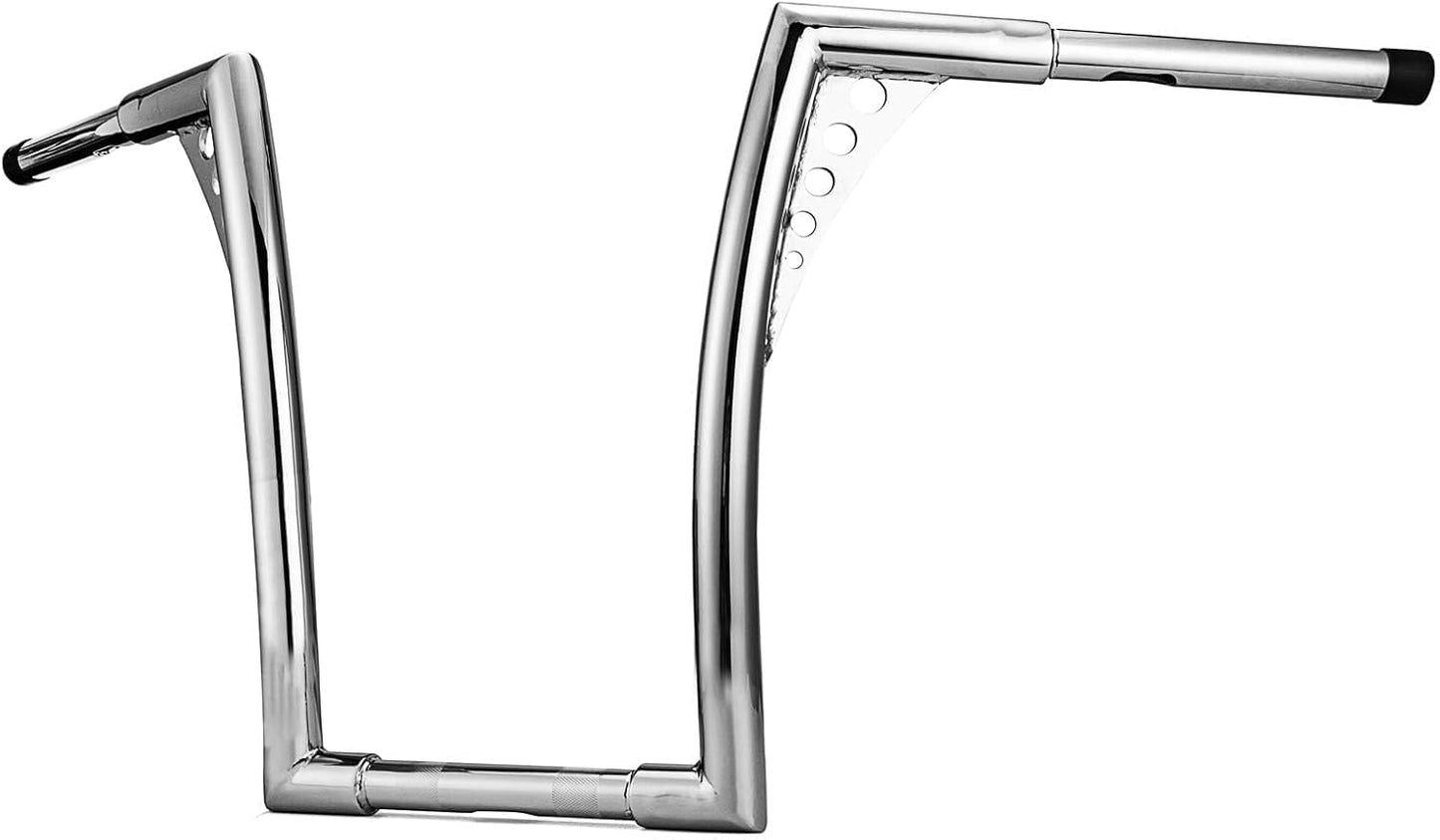 WeiSen 14" Ape Hanger Handlebar, 1 1/4" Handle Bar Compatible with Sportster 84-22