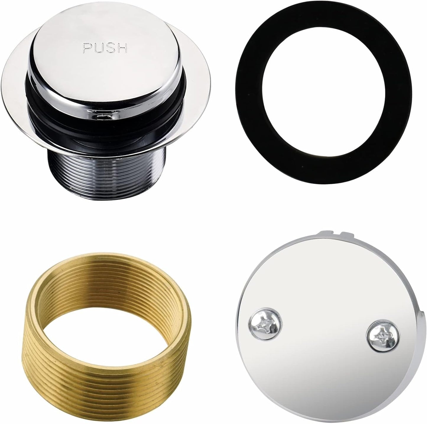 Bath Tub Drain Kit, Construction Top Bathtub Drain Assembly