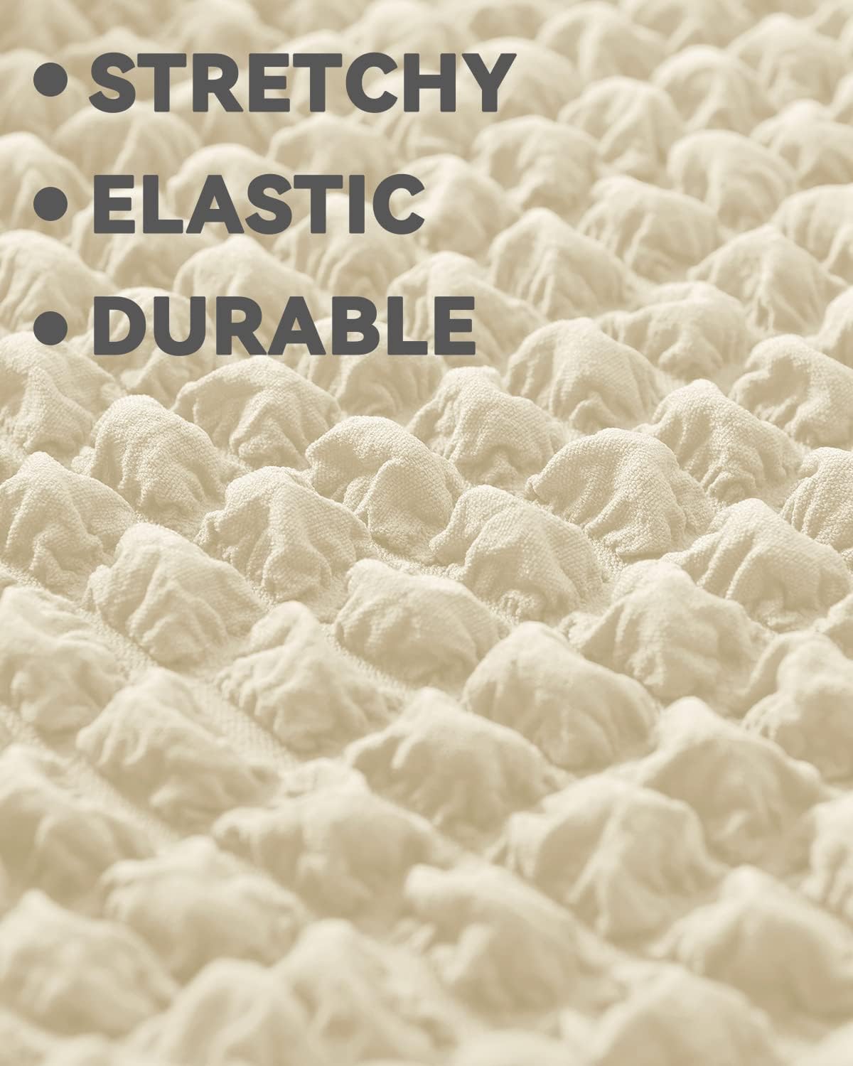 Sofa Slipcover 1 Piece for 3 Cushion Couch Cover with Skirt