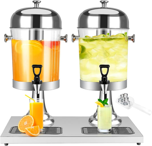 4.4 Gallon Drink Dispenser – Iced Drink Dispenser with Ice Core for Parties