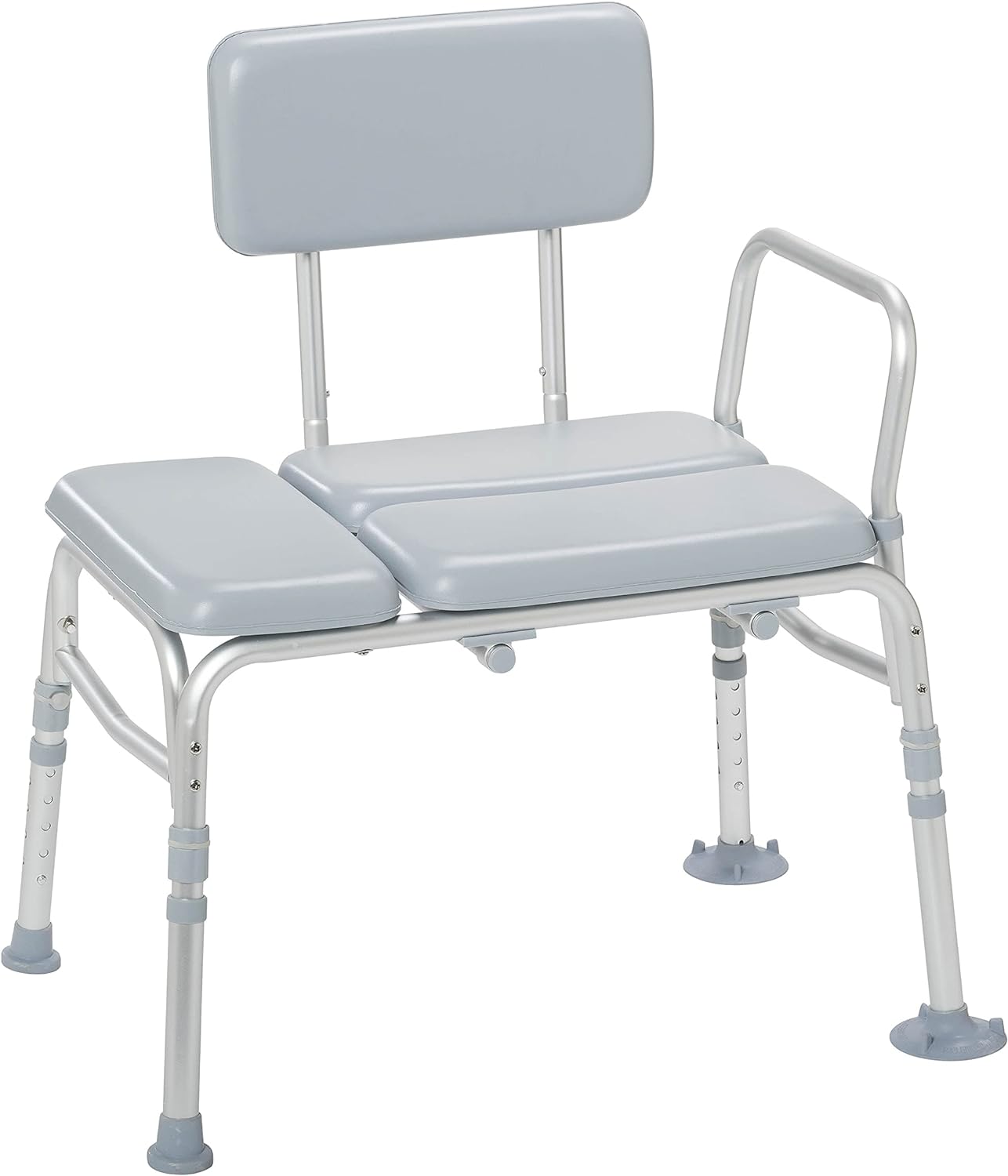 Drive Medical 12005KD-1 Padded Shower Seat Chair, Gray