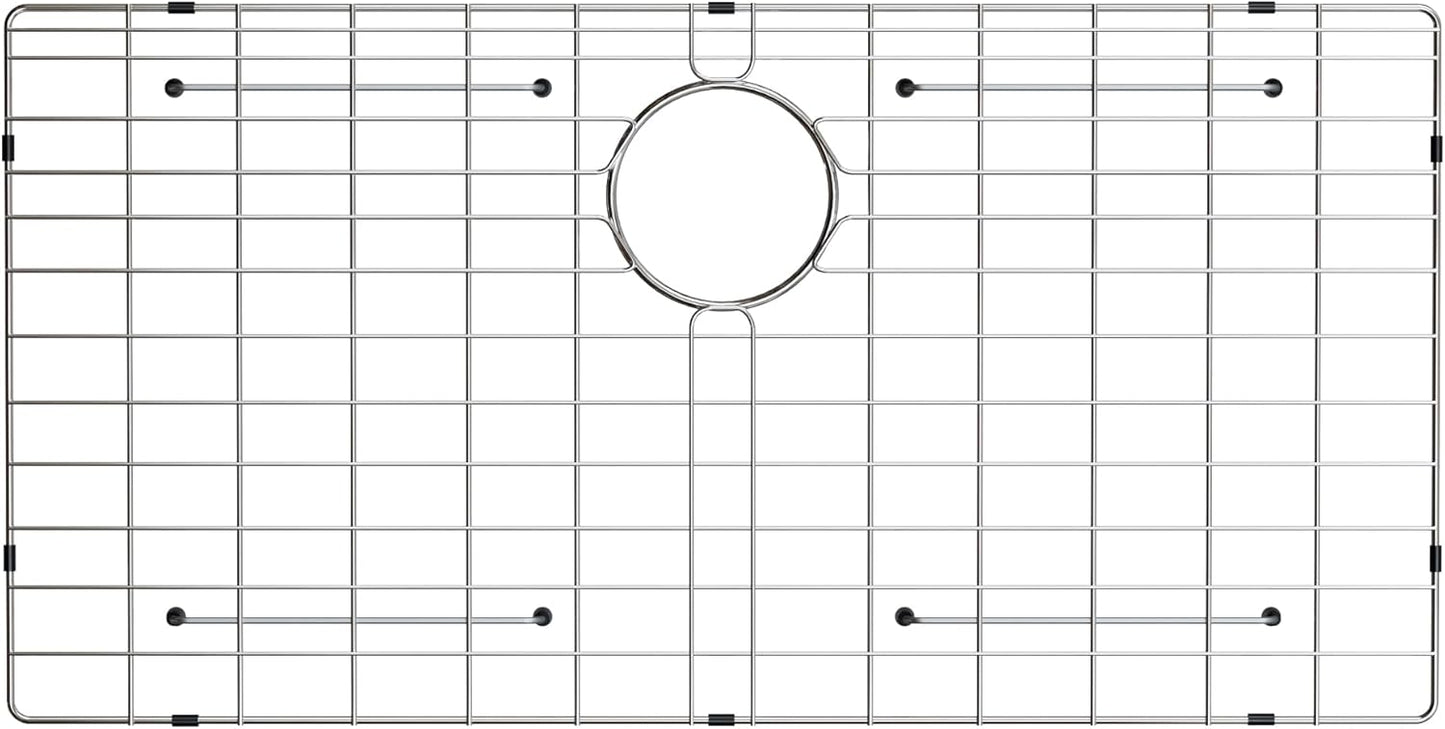Sink Protector Grid, Sink Grids for Bottom of Kitchen Sink with Corner Radius 3/16",27-9/16" x 14-9/16"