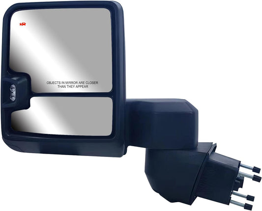 Driver Left Side Door Towing Mirror Power and Heated with Signal Light