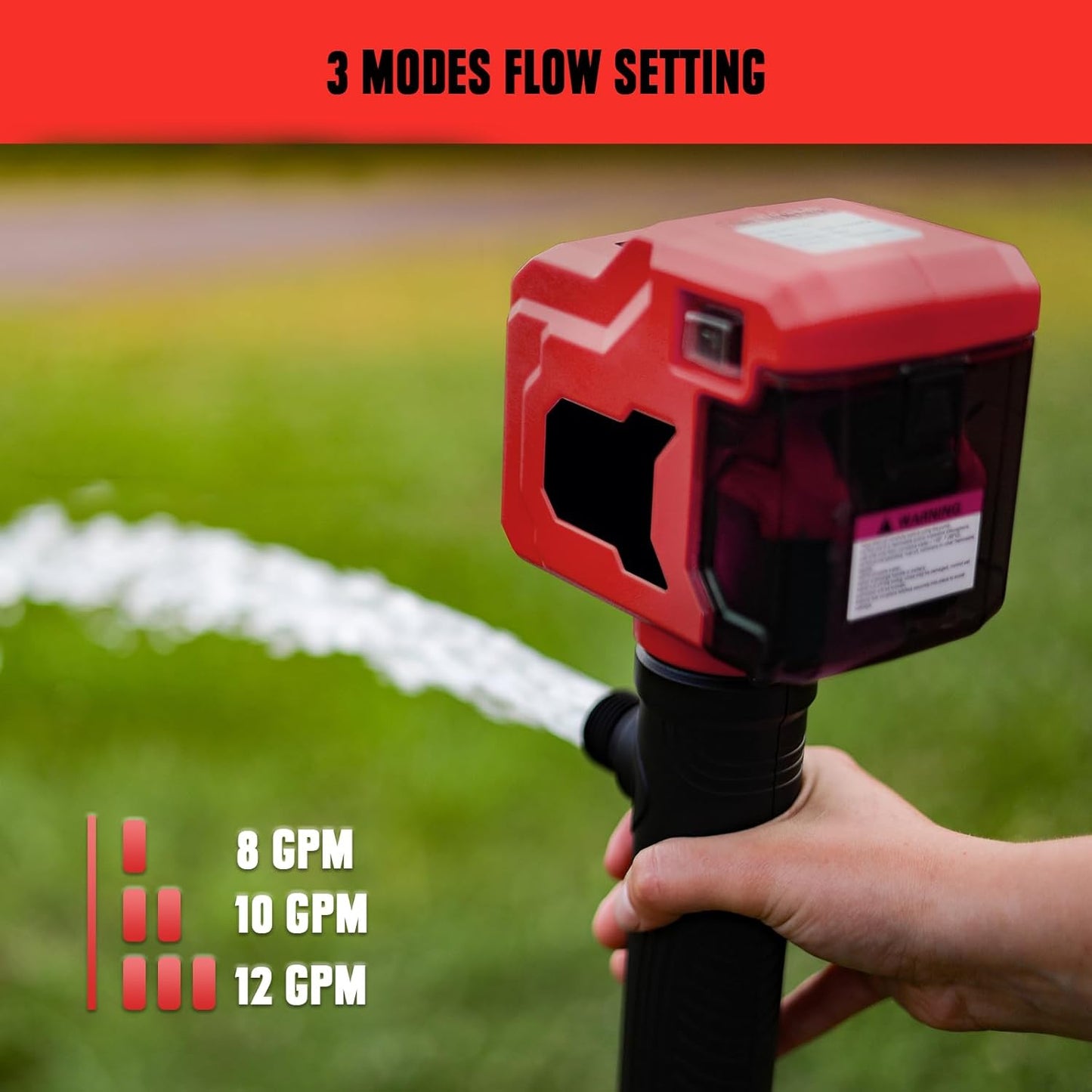 Cordless Stick Water Transfer Pump Compatible with Milwaukee 18V Battery(Tool Only)