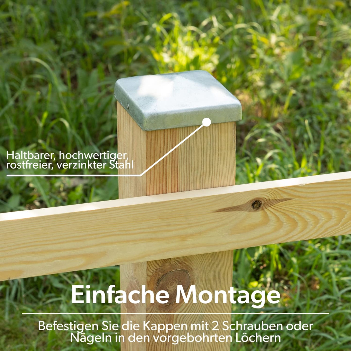 Post Caps 2.8x2.8 inches -10 Pieces Caps