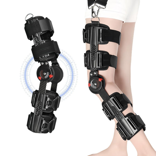 Carbon Fiber Unloader Knee Brace,Hinged Brace Knee Immobilizer