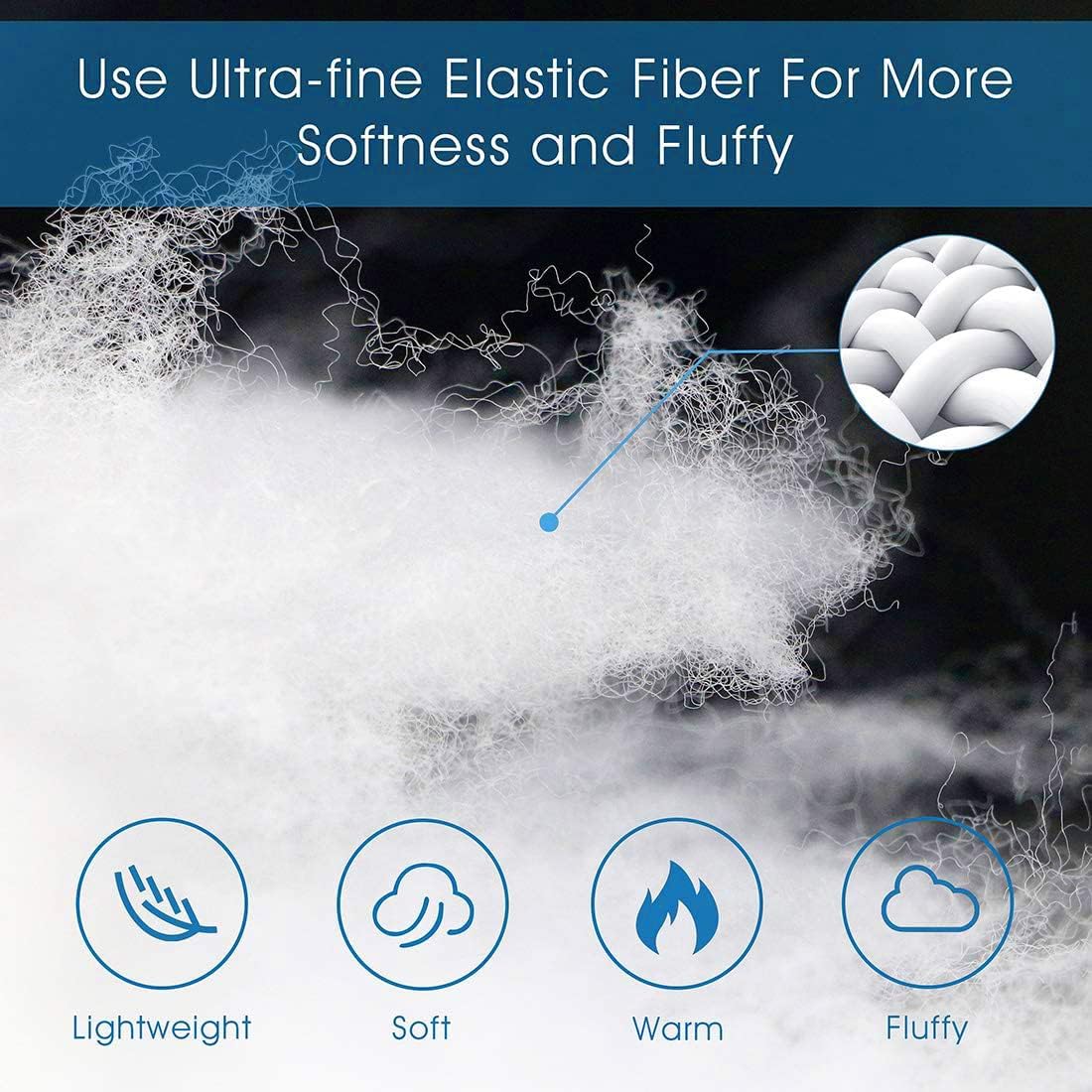 Cozynight Down Alternative Comforter-All Season Queen Comforters Duvet Insert