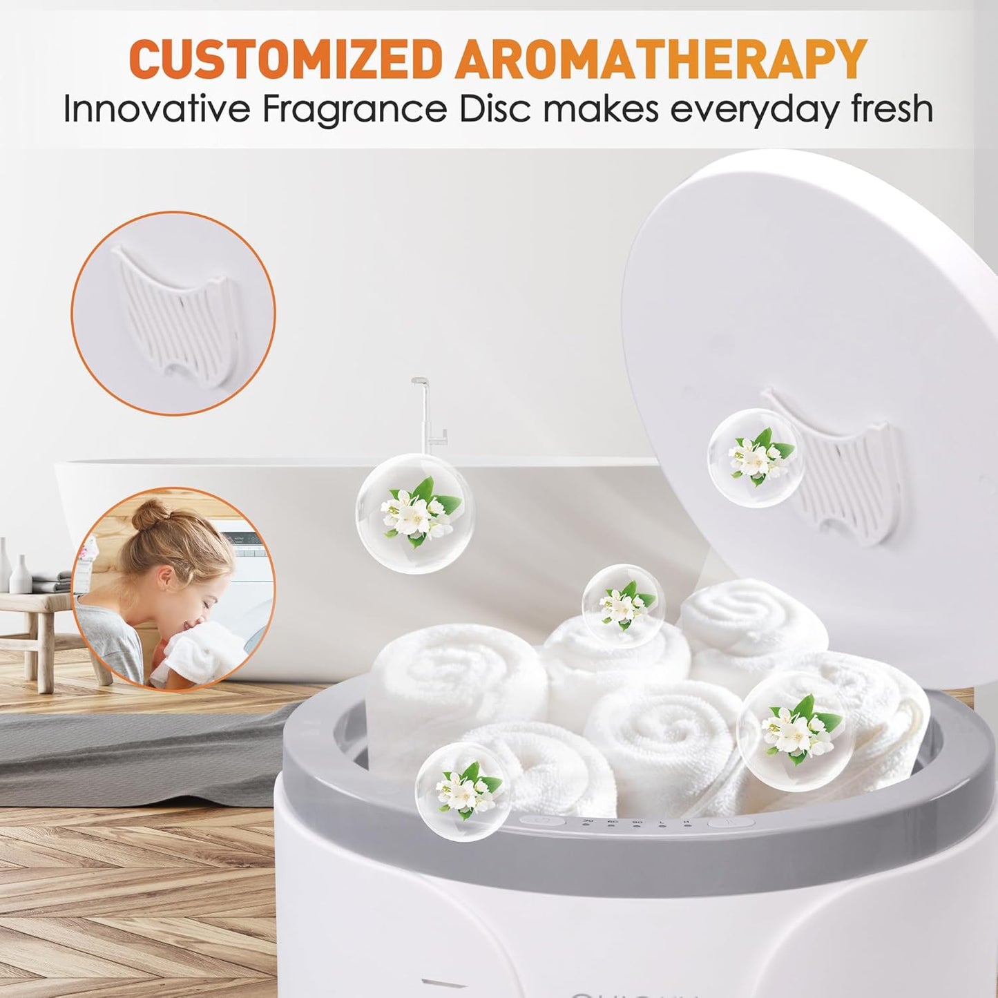 Towels Warmer for Bathroom & Heated Blanket Electric Throw 50''X60''