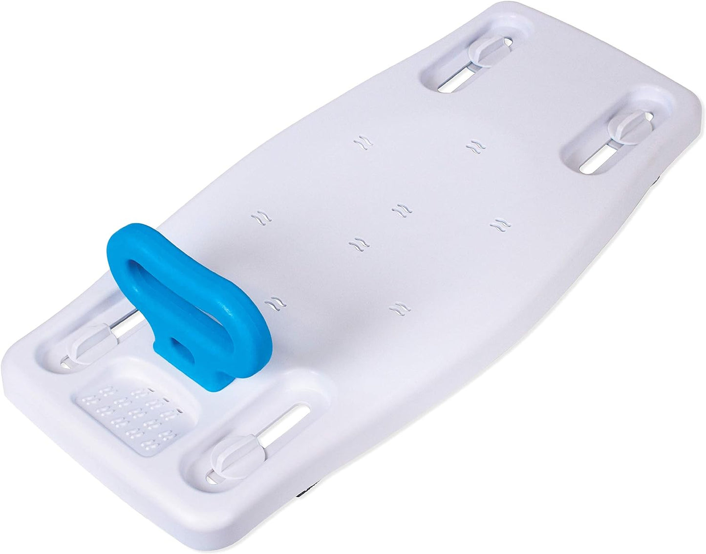 Carex Portable Shower Bench - Shower Bath Seat - Fits tub of 19"-28".