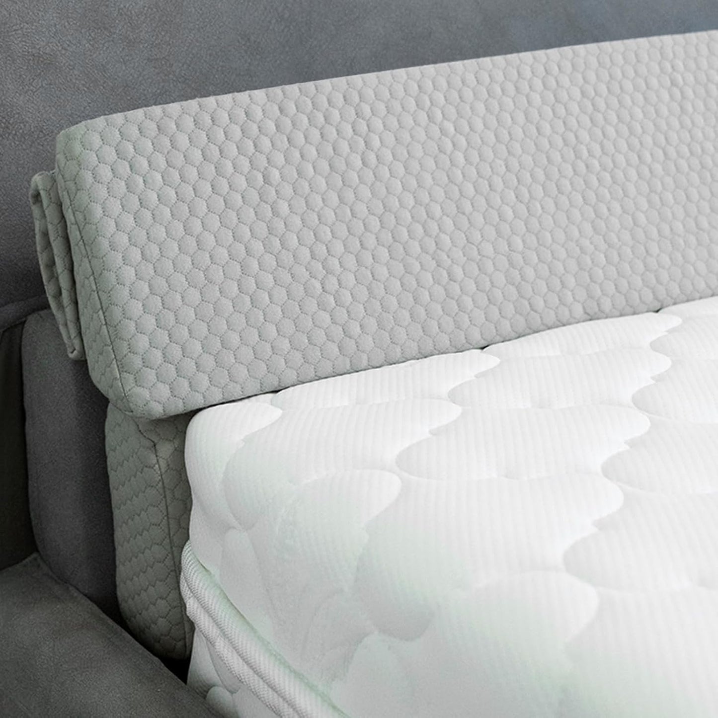 4 Modes King Size Wedge Pillow Headboard for Bed Gap, Foldable Bed Wedge Pillow Gap