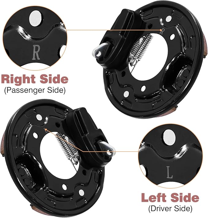 MOSNAI Club Car Brake Cluster Assembly, Driver & Passenger Side Rear Brake Assembly