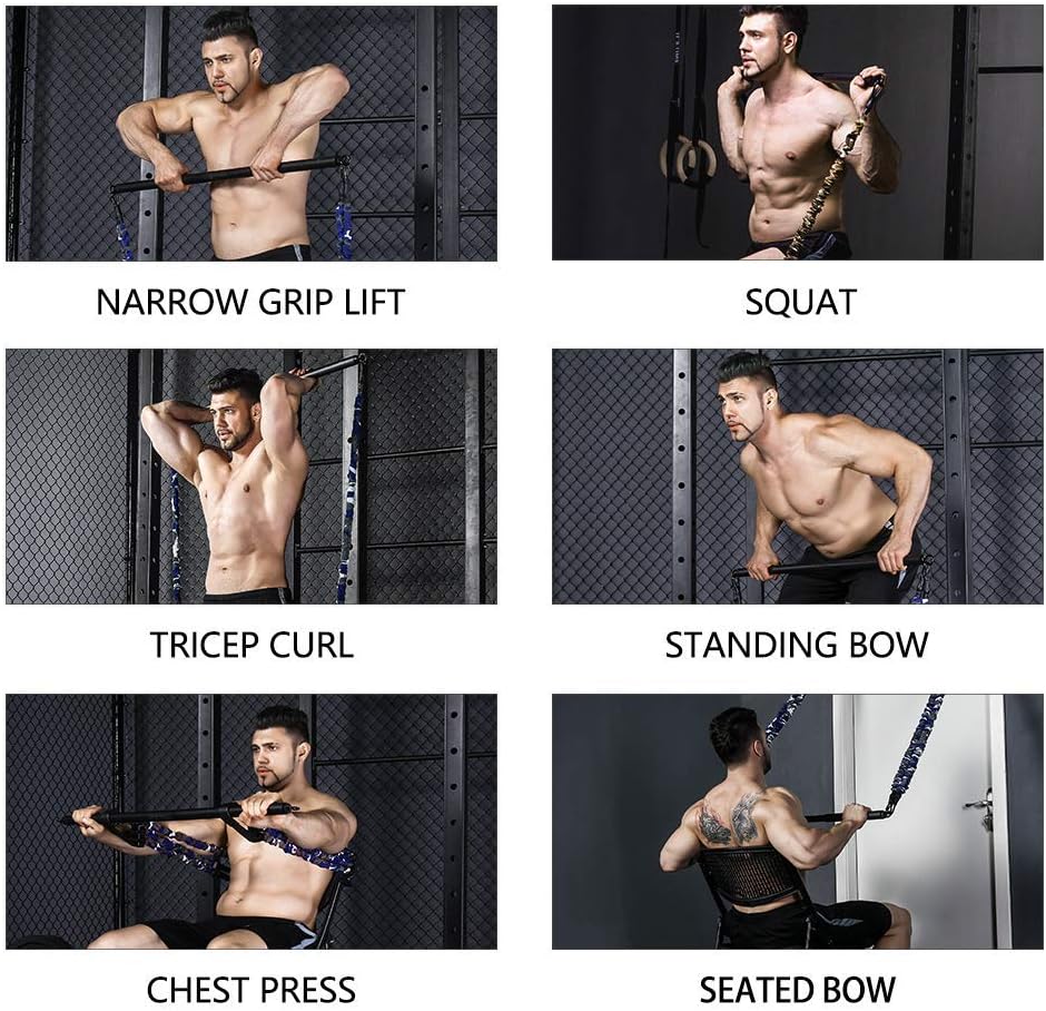 INNSTAR Portable Home Gym Set with Workout Bar