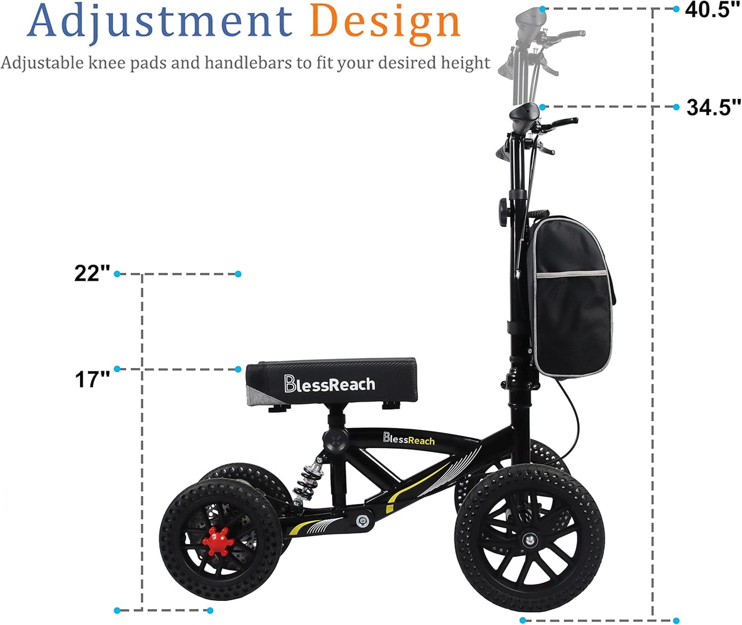 All Terrain Foldable Knee Scooter