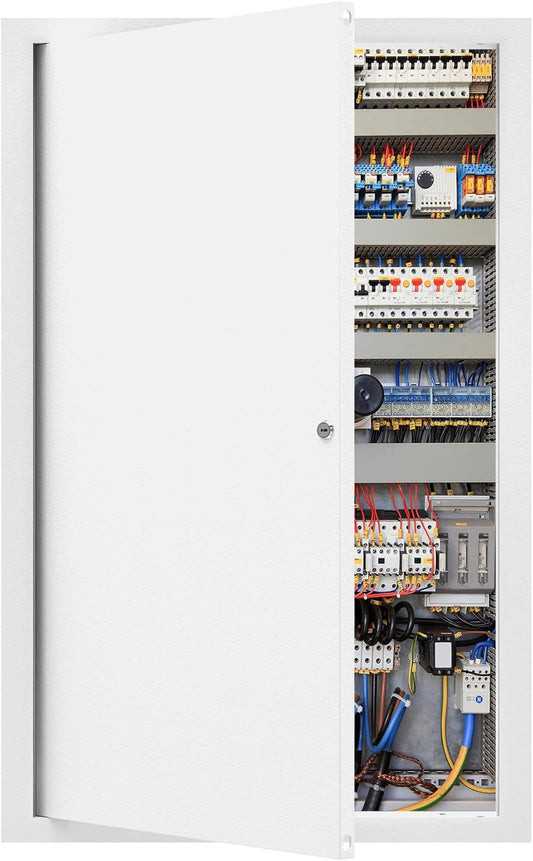 Thick 1 mm Access Panel for Drywall 16x24 – Screwdriver-Operated Latch | Reinforced