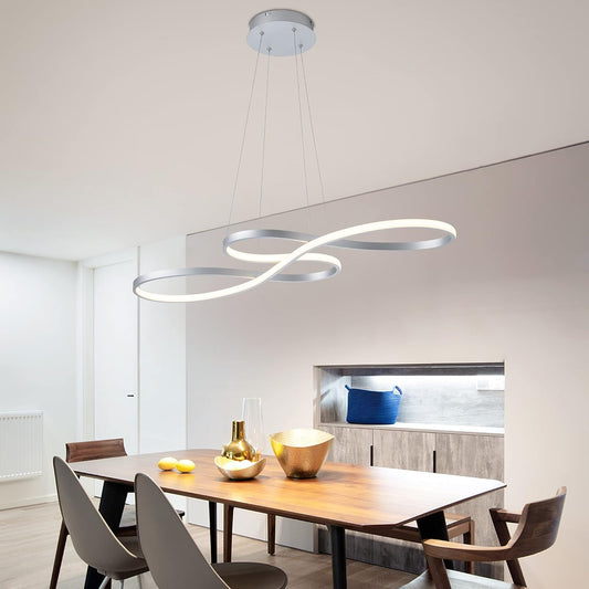 Modern LED Chandelier Dining Room Pendant Light Dimmable Creative Chandelier Remote Control