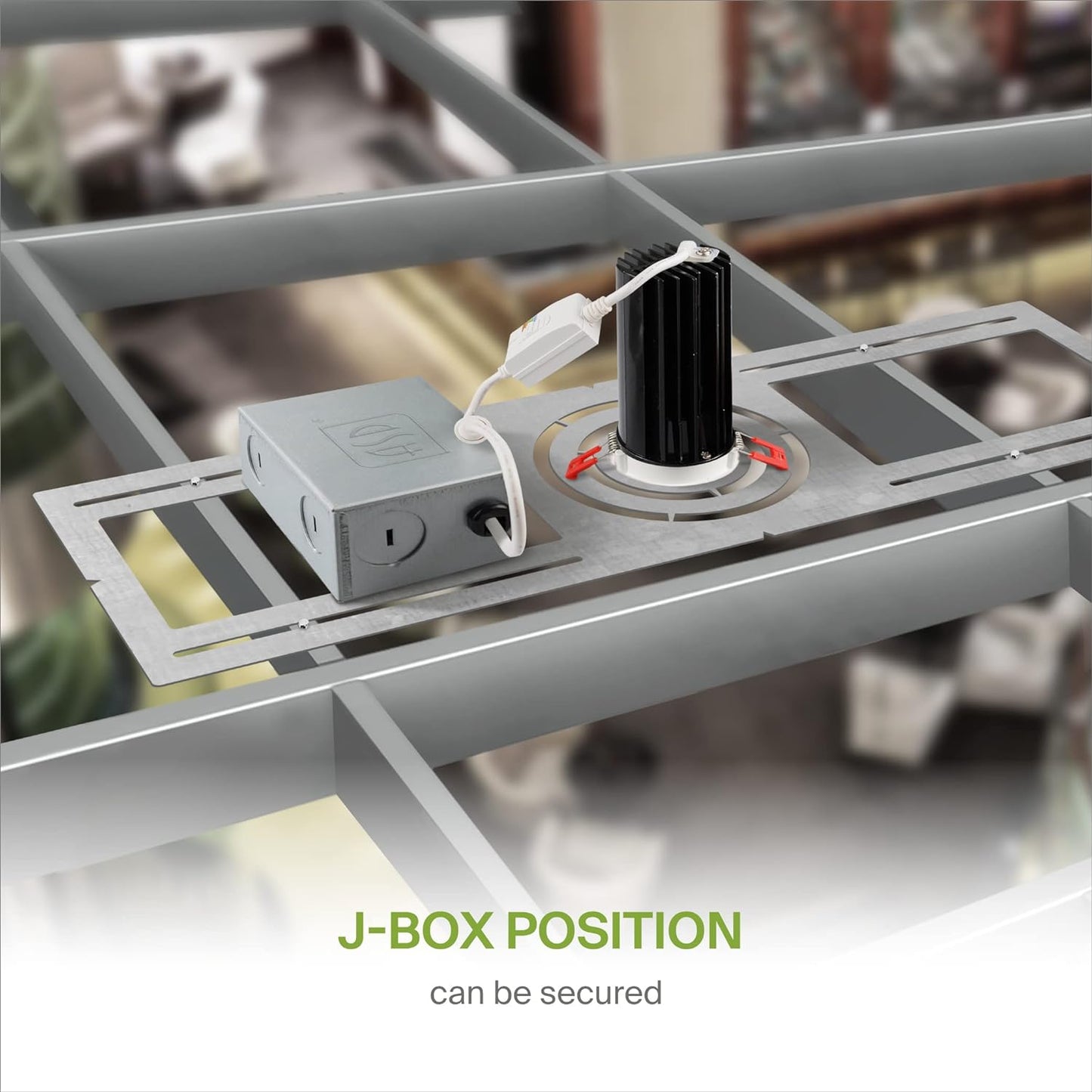 ASD 24 Pack New Construction Mounting Plate with Symmetric Round Hole - 3-4-6" Flat Steel