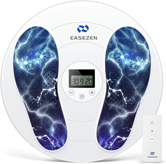 Foot Massager for Neuropathy, TENS & EMS Foot Circulation Stimulator for Pain Relief