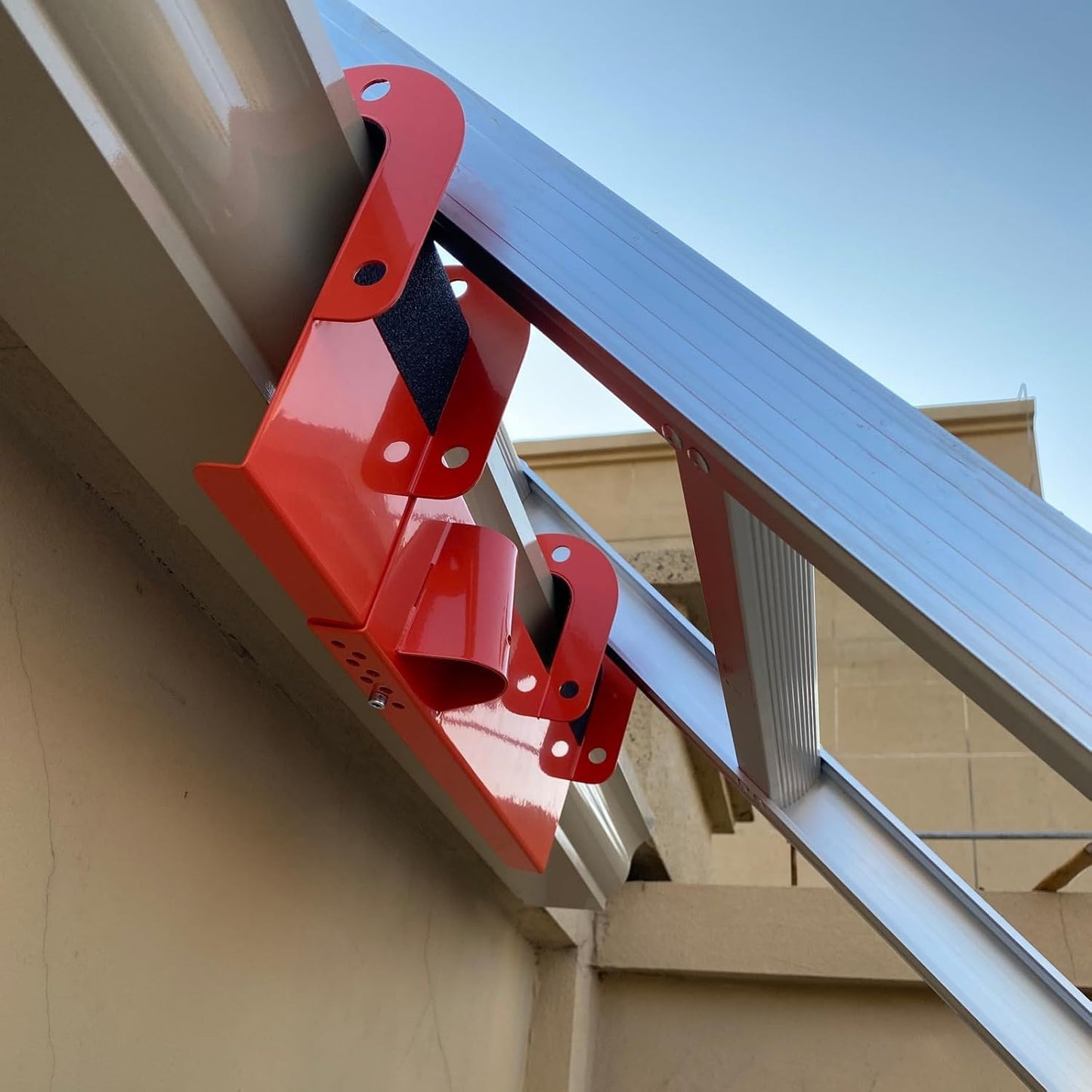 Ladder Helper, Heavy Duty Steel Gutter Guard Ladder Stabilizer