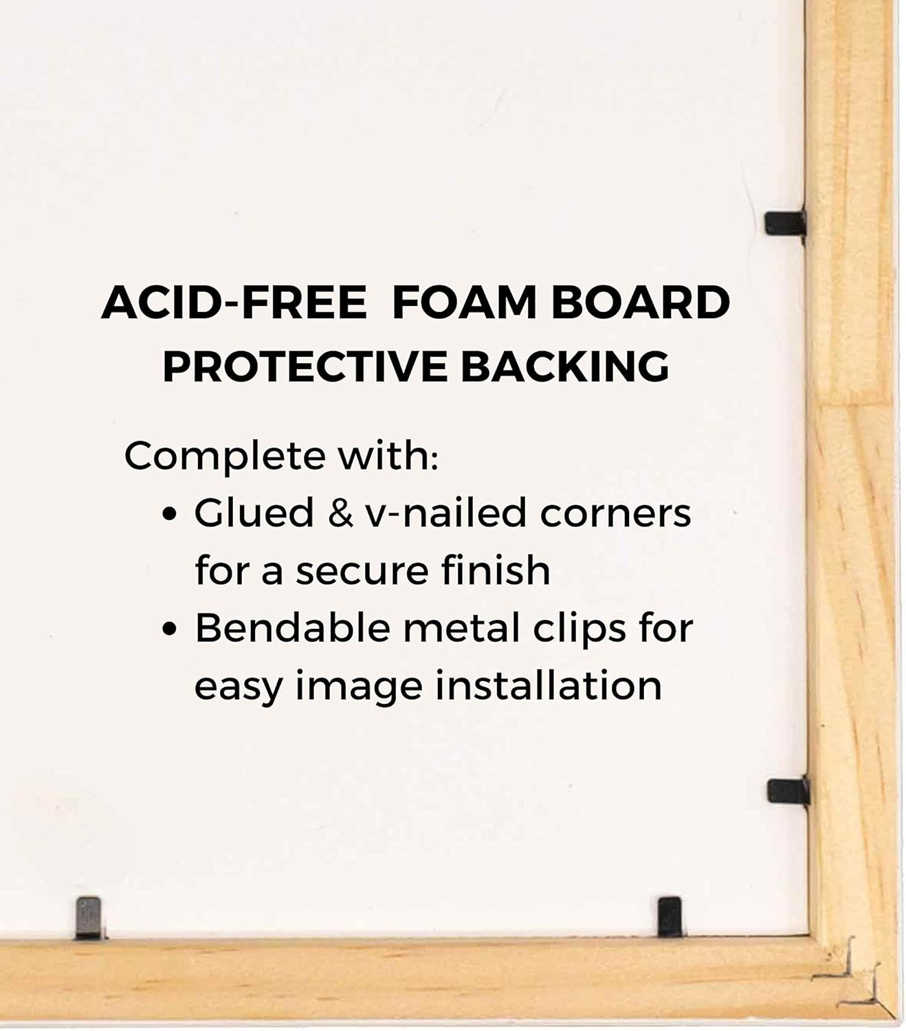 CountryArtHouse 32x12 Frame Gold Solid Wood Picture Frame