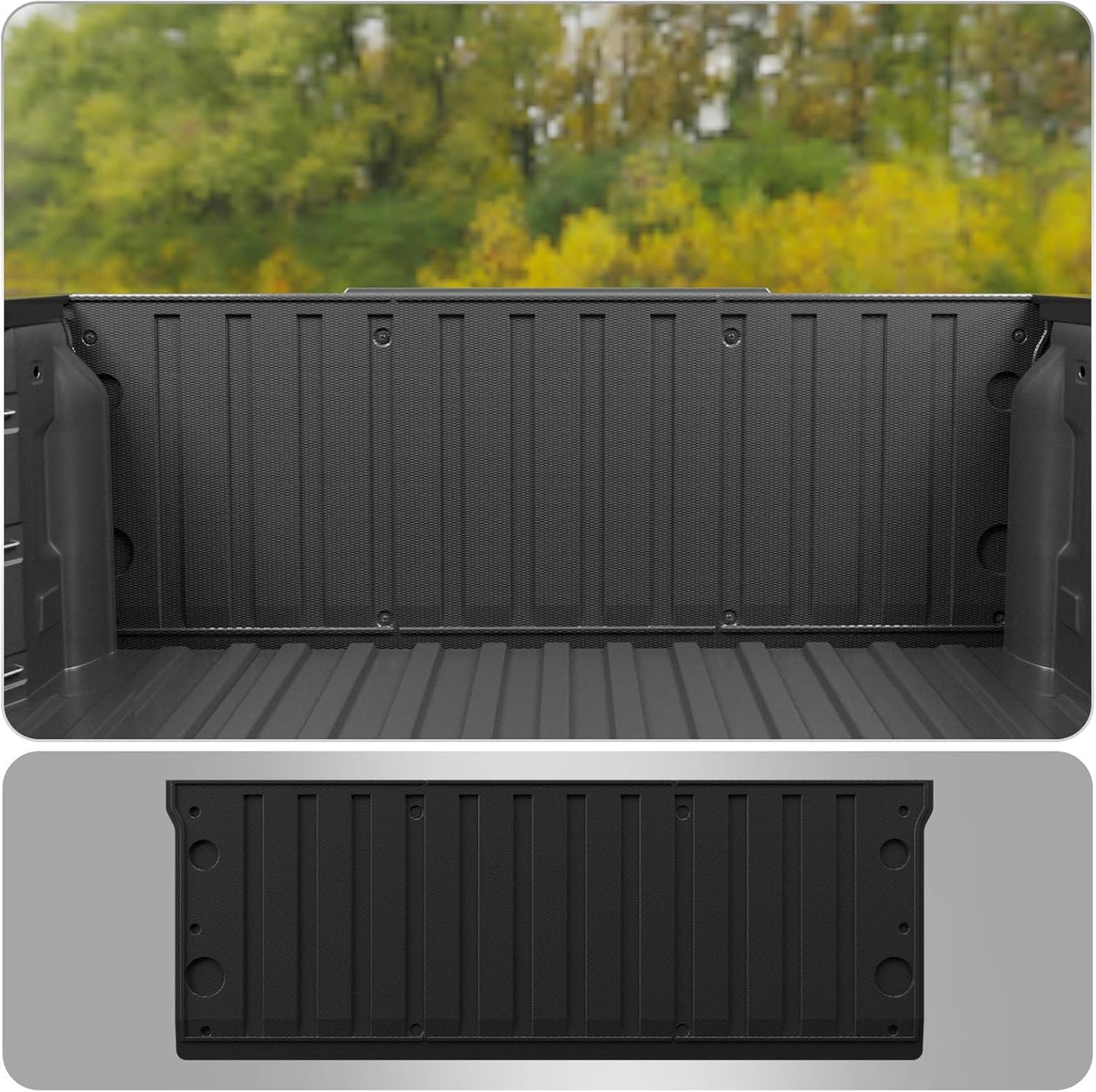 Tailgate Mat Compatible with 2019-2024 2025 Chevrolet Silverado Bed Mat