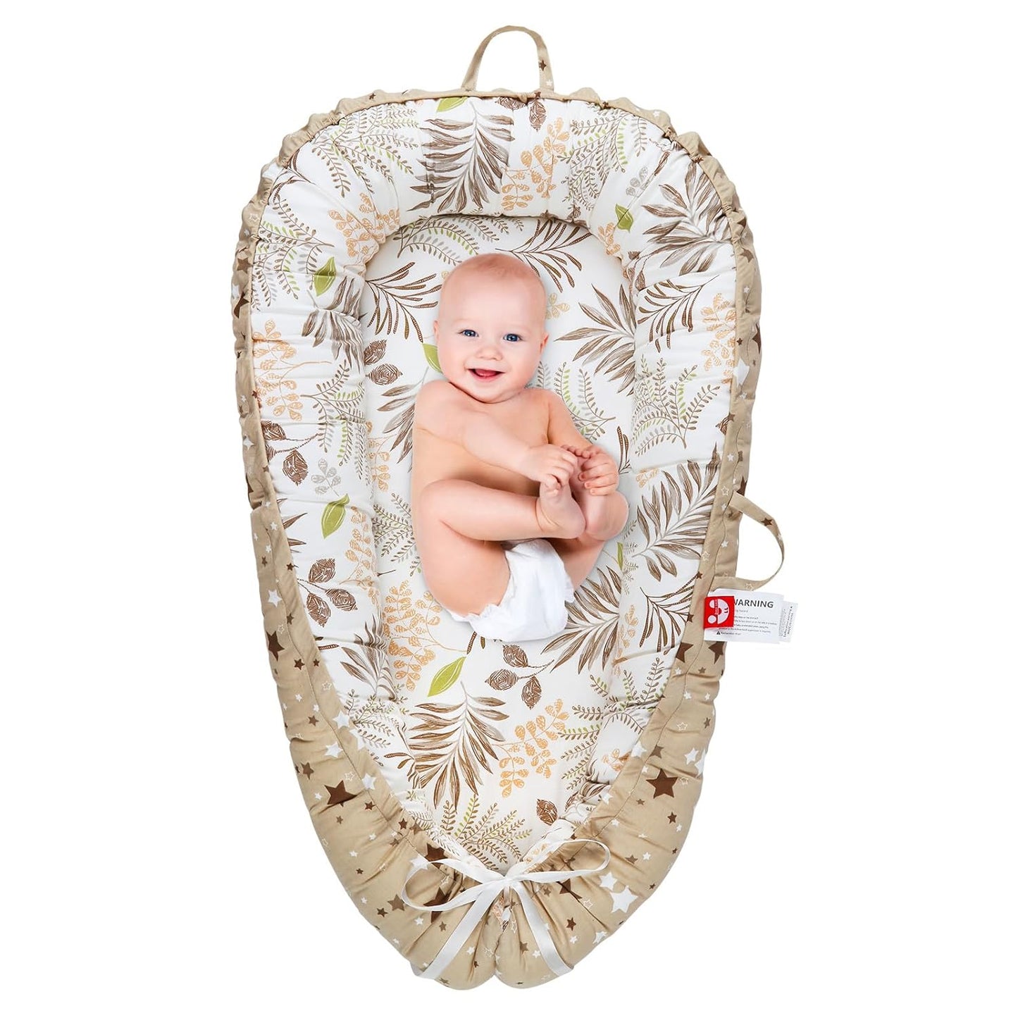 Baby Lounger for Newborn，Breathable & Soft Baby Nest Cover