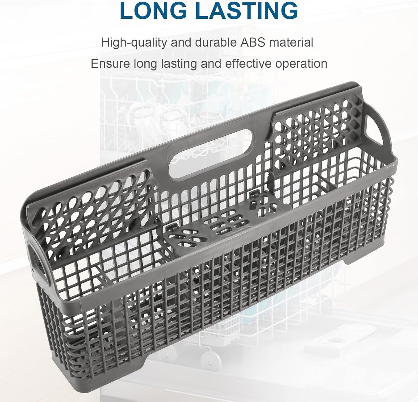 AMI PARTS 8531233 WP8562043 Universal Dishwasher Silverware Basket Replacement Fit for Whirlpool Kitchenaid Dishwasher