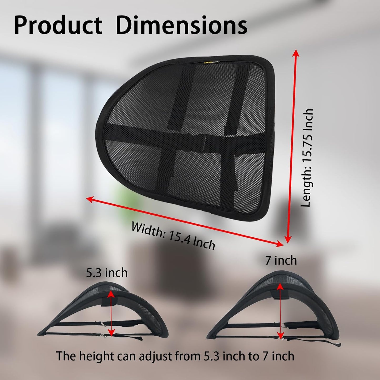 Lumbar Support Back Support for Office Chair