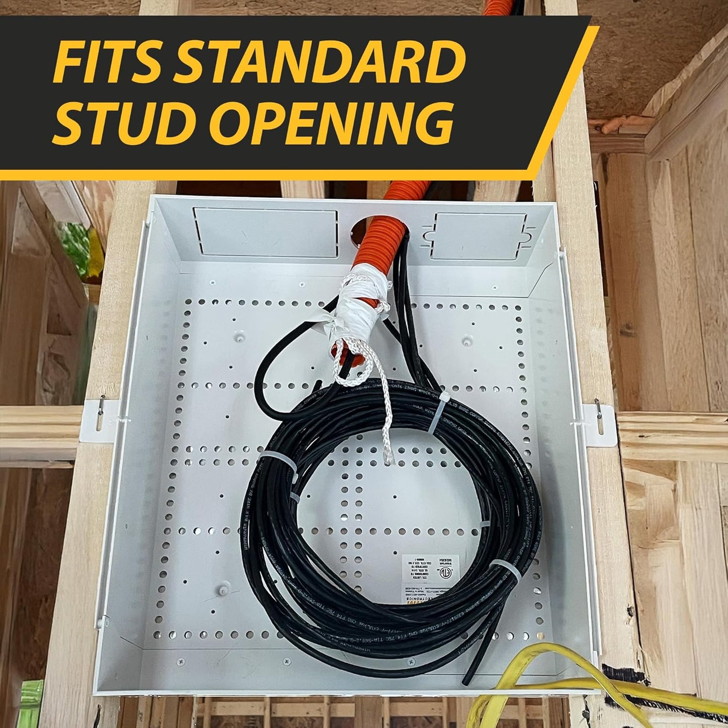 DataComm Electronics 45-8011-1P Multi-Functional Recessed Media Box