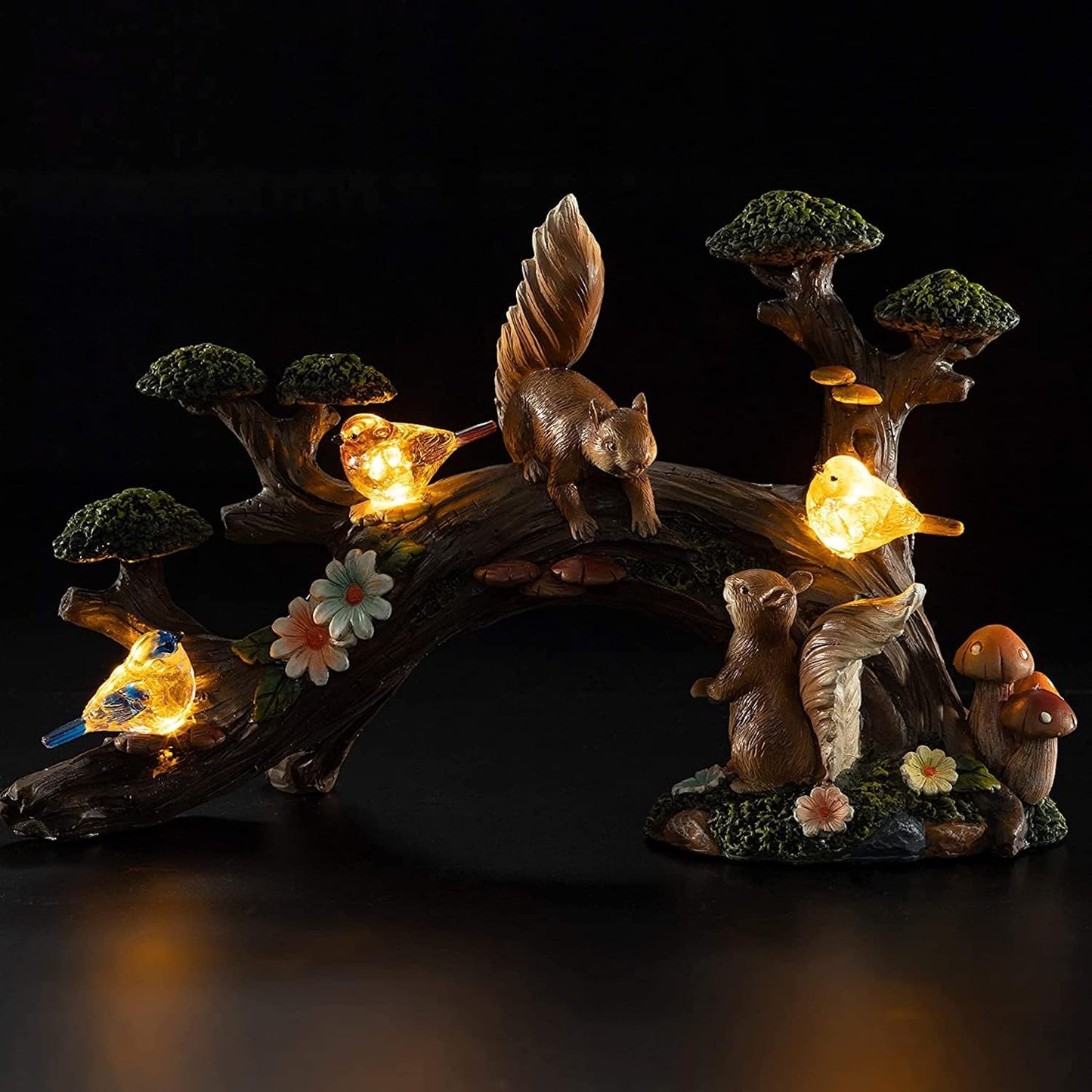 VP Home Birds & Squirrels Bonsai Tree Solar LED Light - T&S Outlets