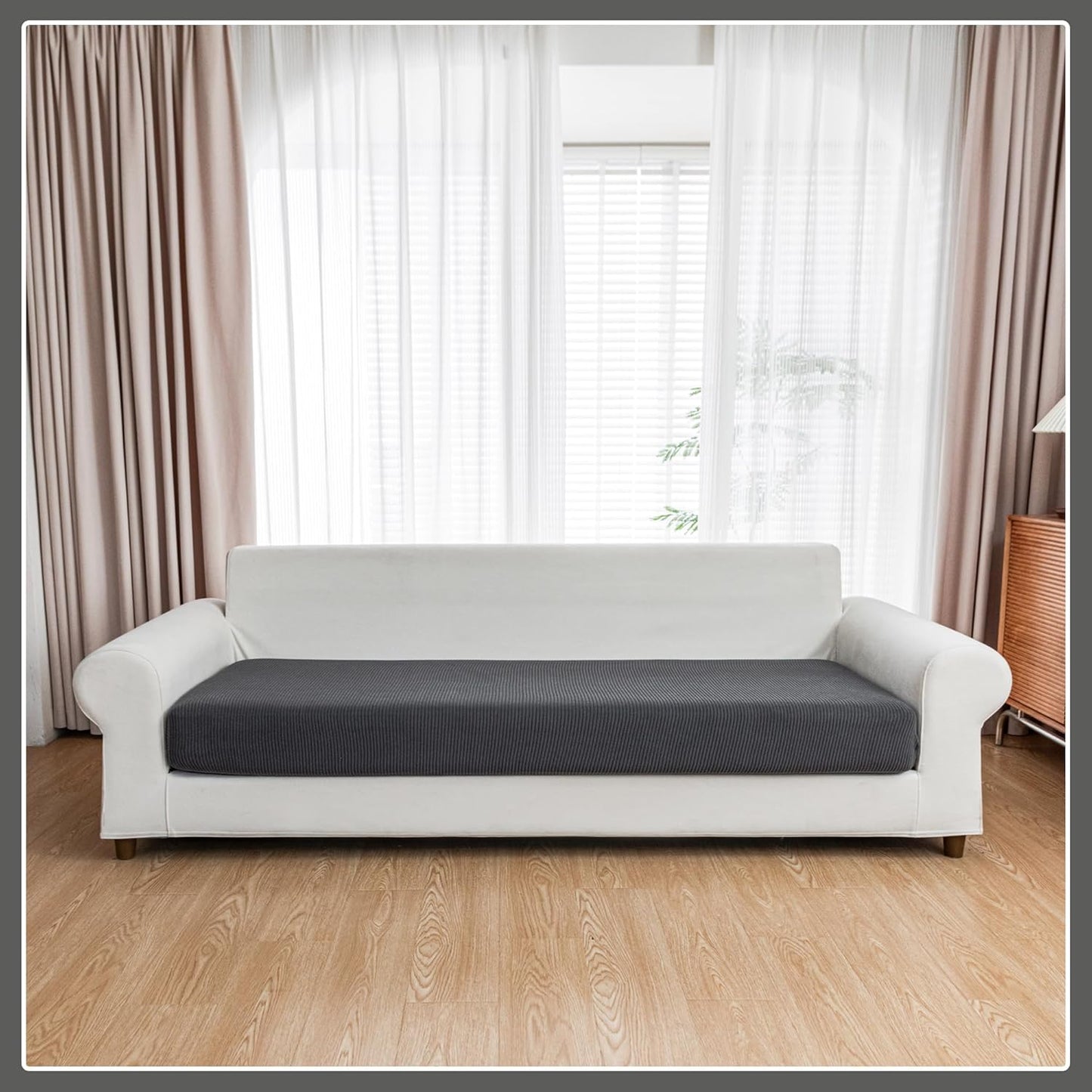 Couch Cushion Covers, Comfort Soft Magic Sofa Covers Washable Stretch Resistant