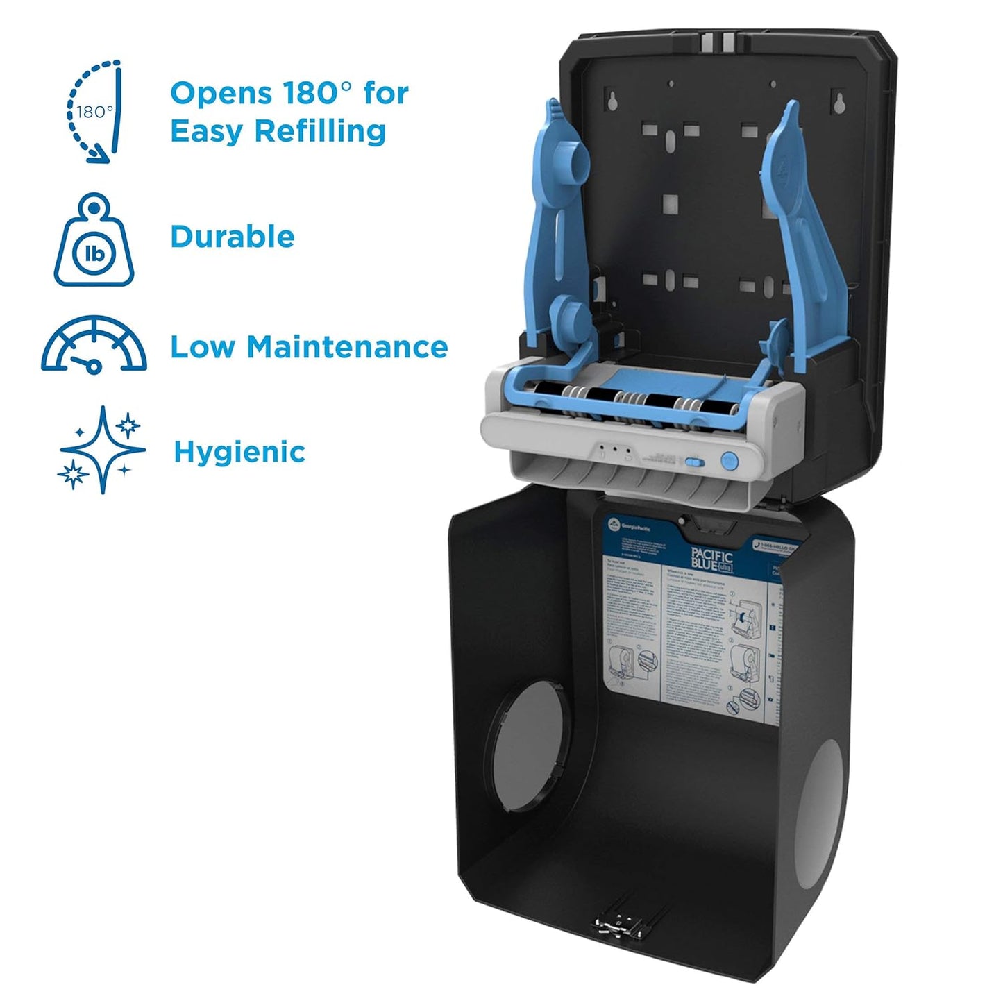 Pacific Blue Ultra 8" High-Capacity Automated Touchless Paper Towel Dispenser