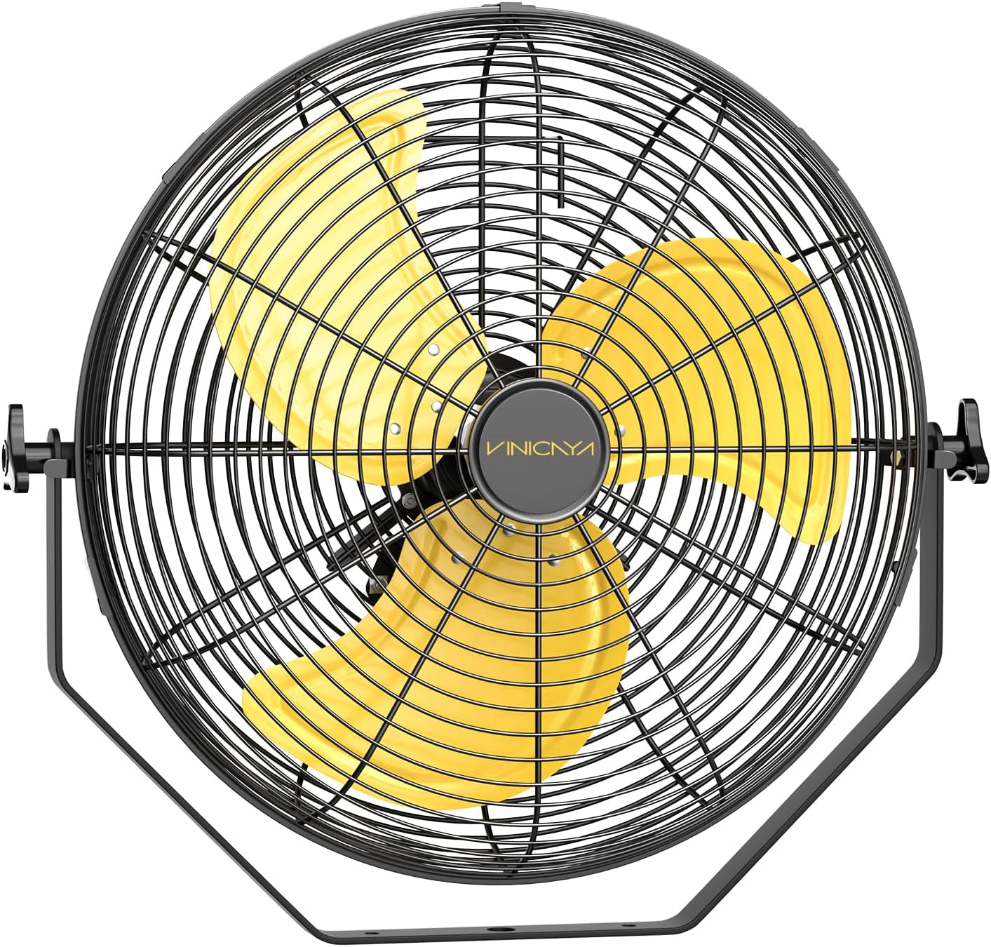 18 Inch Industrial Wall Fan, 4800 CFM Metal Wall Mount Fans with Powerful Motor, 3 Speed
