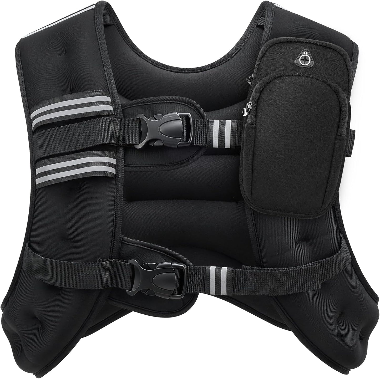 ZELUS Weighted Vest, Weight Vest with Reflective Stripe for Workout