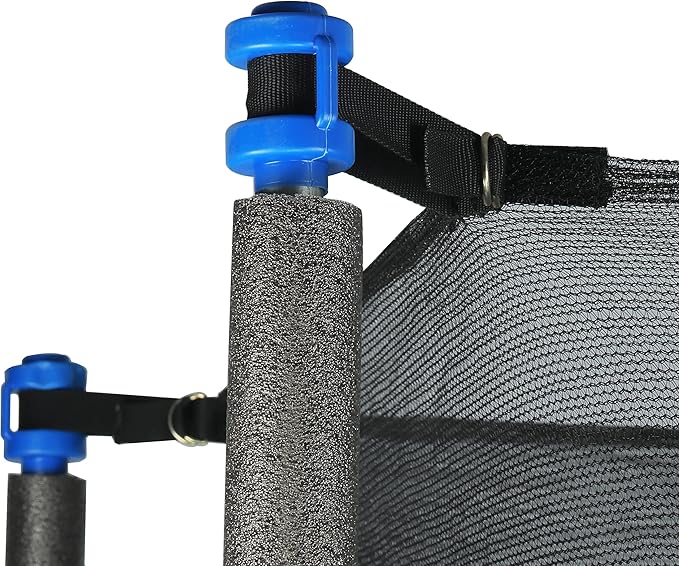 Trampoline Replacement Safety Enclosure Net for 6 Straight Poles Round Frame Trampolines