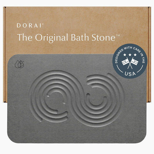 Dorai Home Bath Stone Mat 23.6"x15.4" – Quick-Dry