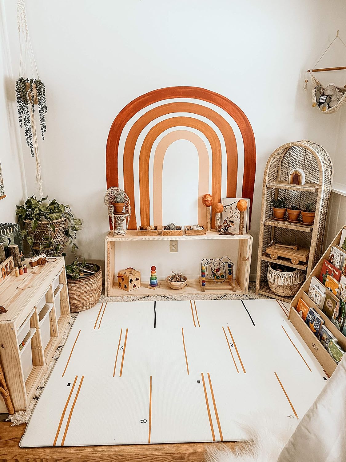 Ofie mat by Little Bot, Baby Play mat 6.5' x 4.5'  (Plants + Eze)