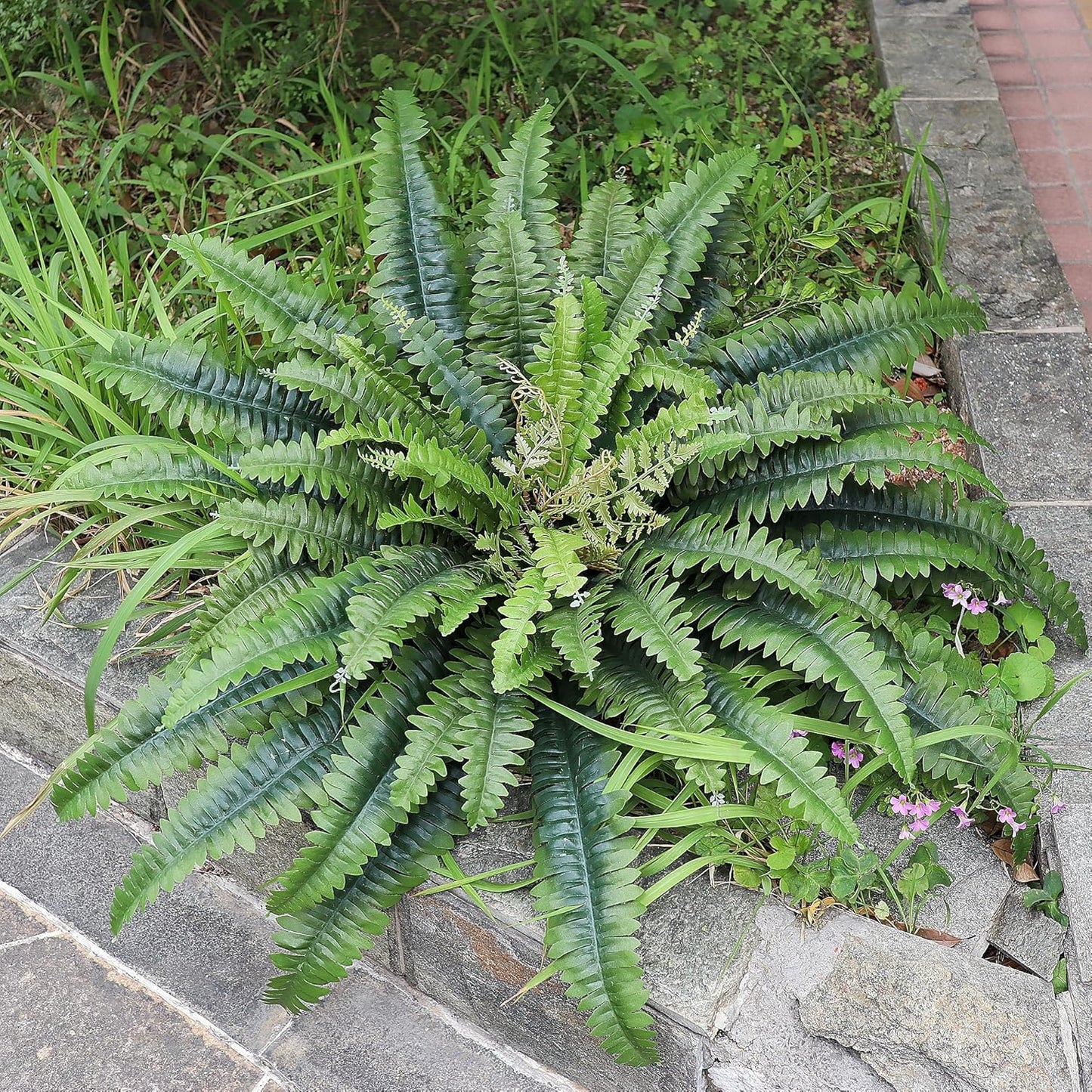 45" Fake Ferns Artificial Plants Large, Artificial Ferns for Outdoors and Indoors