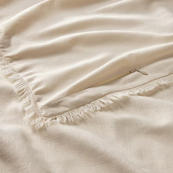 Heavyweight Linen Blend Comforter & Sham Set - Full/Queen