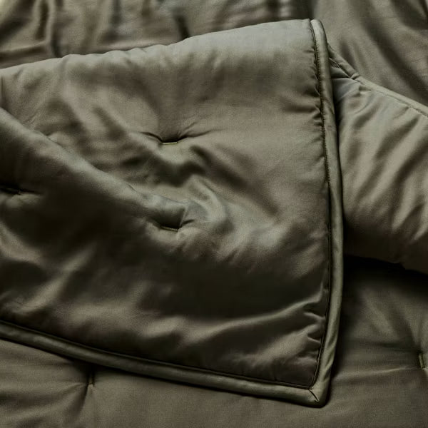 Rayon from Bamboo Quilt - King - Dark Olive Green